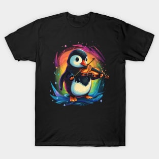 Penguin Playing Violin T-Shirt